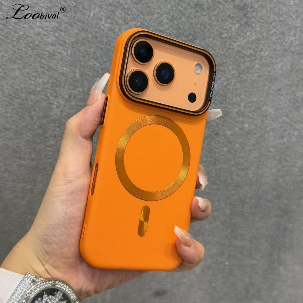 

for Magsafe Matte Ultra Slim Case for iPhone 17 16 15 Pro Max 17 Air 14 Plus 12 13 Magnetic Wireless Charging Skin Feel Cover