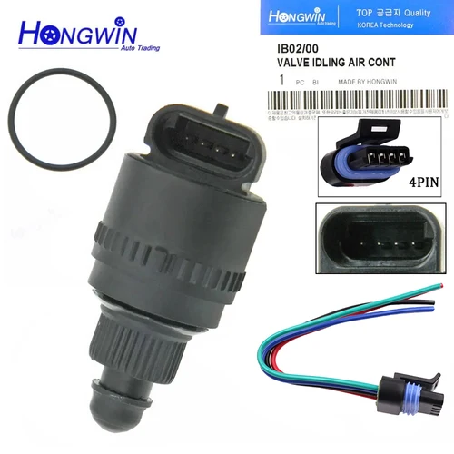 Válvula de Control de aire de ralentí IB02/00 compatible con Fiat speedgear Palio Siena 1,3 1,5 Lancia Dedra Delta Brava ALFA ROMEO LANCIA 9244290500