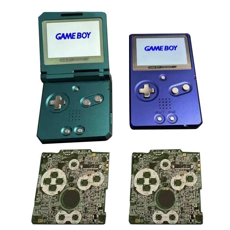 Gba sp用のベアPCB、ハイライト、プレーンバージョン、交換用メインボード