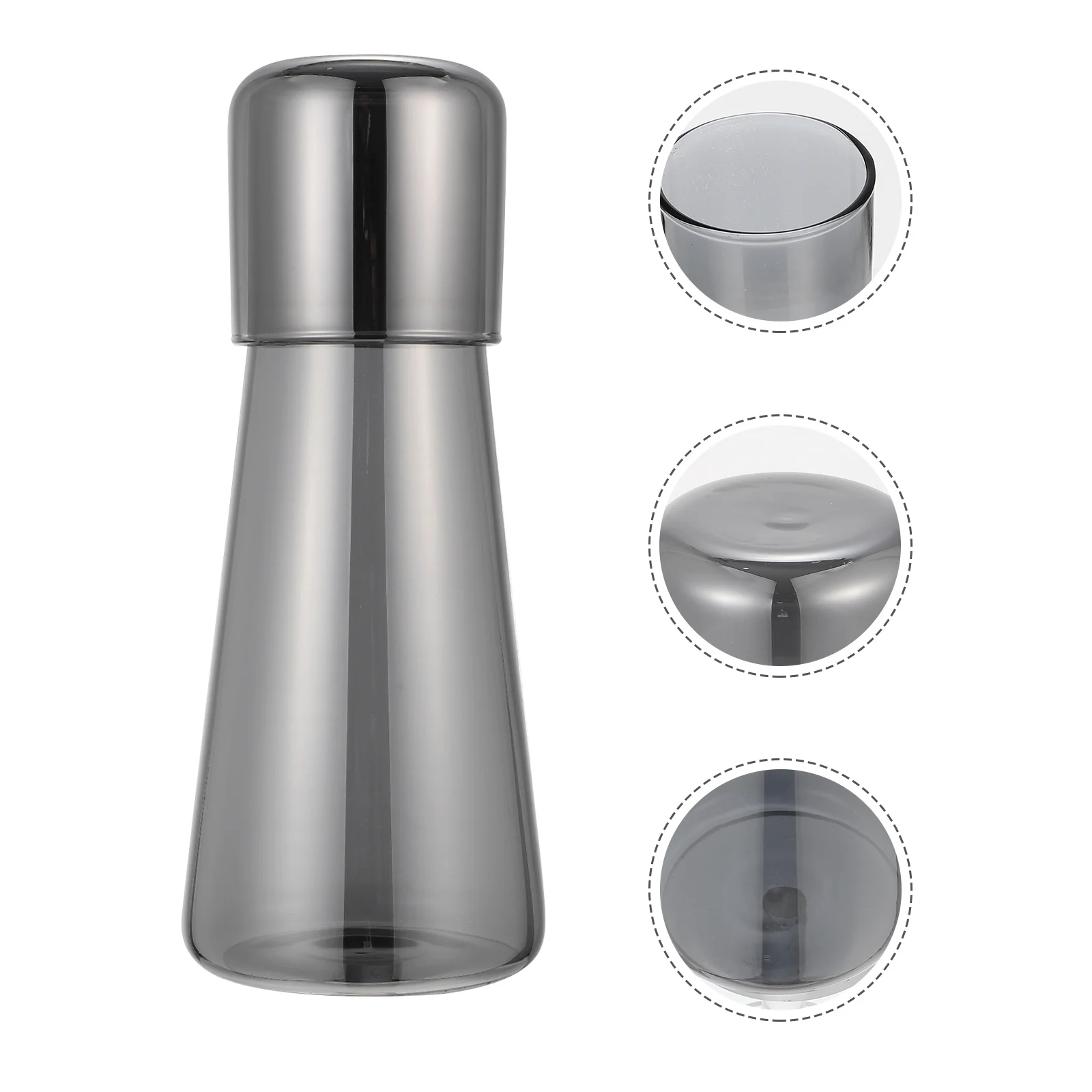 

1Set Glass Water Bottle Elegant Design Beverage Holder Suitable for Home and Office Glass Water Bottle