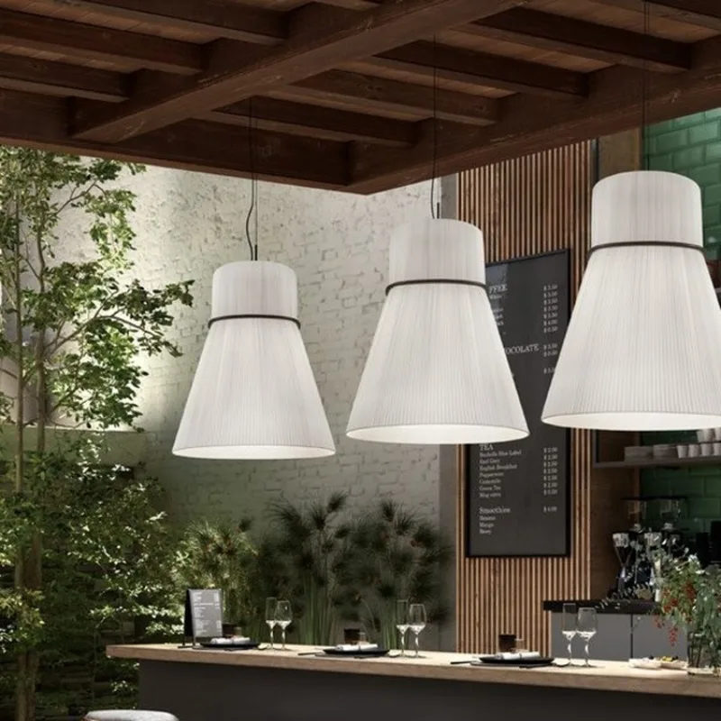 Japanese Romantic Textile Crafts Warm Led Chandelier Rustic Style Hot Pot Restaurant Coffee House Room Decoration Pendant Lights