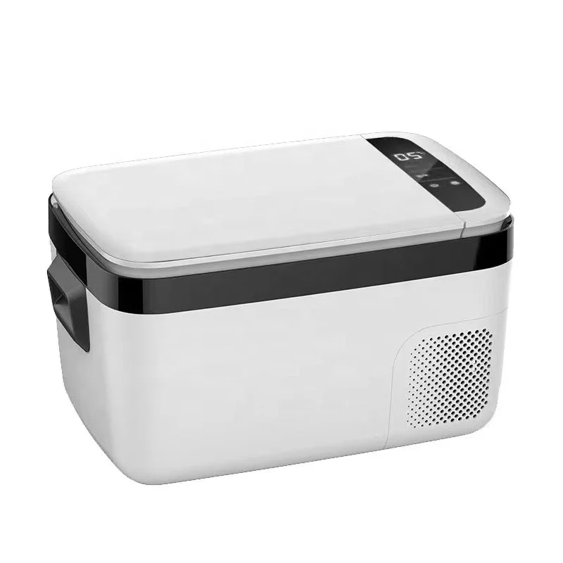 Mini Refrigerator with 25L 12V 24V Portable Travel Refrigerator Compressor, Car Refrigerator