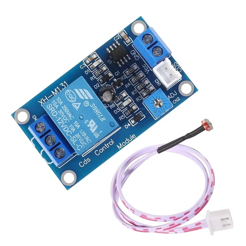 XH-M131 DC 12V 10A Light Control Switch Photoresistor Relay Module Detection Sensor brightness Automatic Control Module