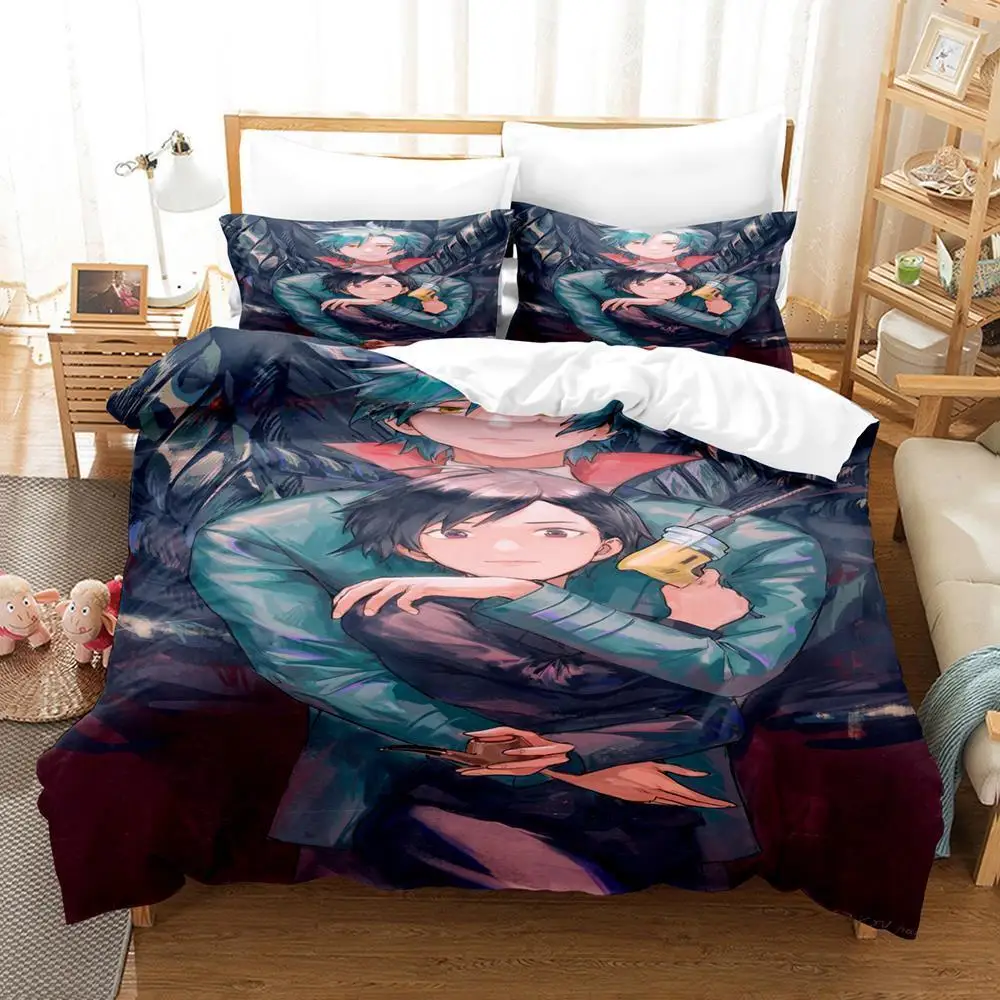 

New ID:INVADED Bedding Set Single Twin Full Queen King Size Bed Set Adult Kid Bedroom Duvet cover Sets 3D Anime Bed Sheet Set