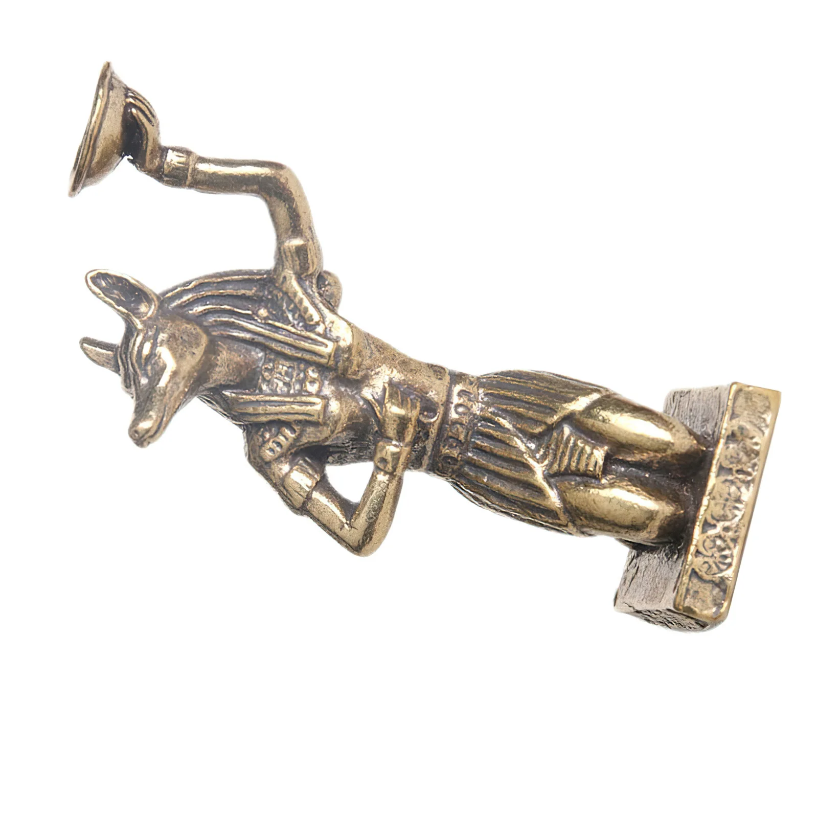 

Creative Brass Anubis Statue Elegant Appearance Design Material Practical and Stylish Home Decor Brass Statues