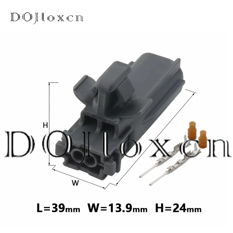 1/5/10/20 Sets 2 Pin 6189-1161 Car Fuel Nozzle ABS Wheel Speed Sensor Waterproof Electrical Cable Connectors 6188-4797