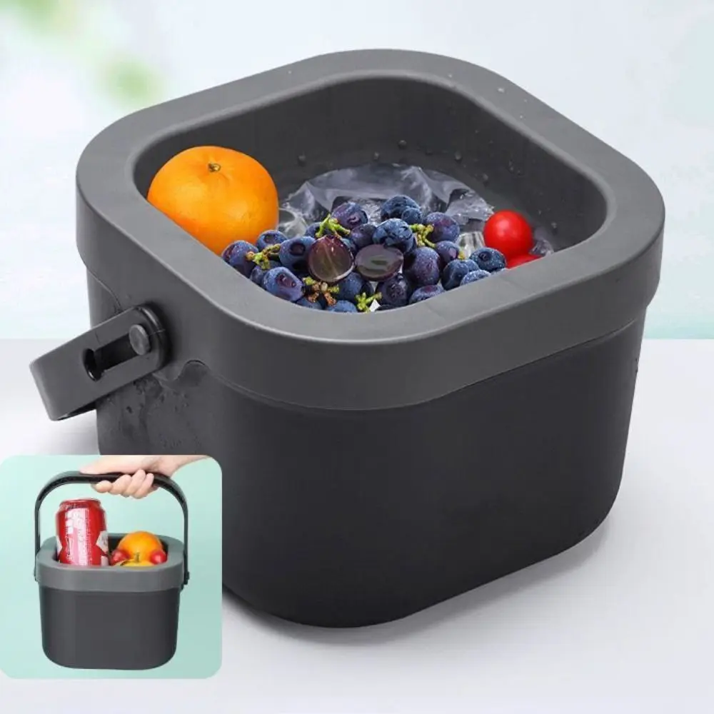 6CM Crystal Clear Ice Ball Maker 4 Cavities Non-stick Bar Clear Ice Sphere Mold Square Silicone Ice Cube Mold Refrigerator
