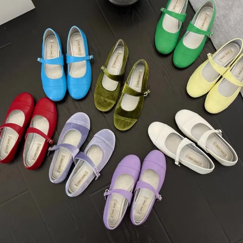 

Women's Mary Jane Shoes Sweet Style Round Head Casual Shoes for Woman Exquisite Lolita Flat Shoe Designer Shoes Zapatos De Mujer