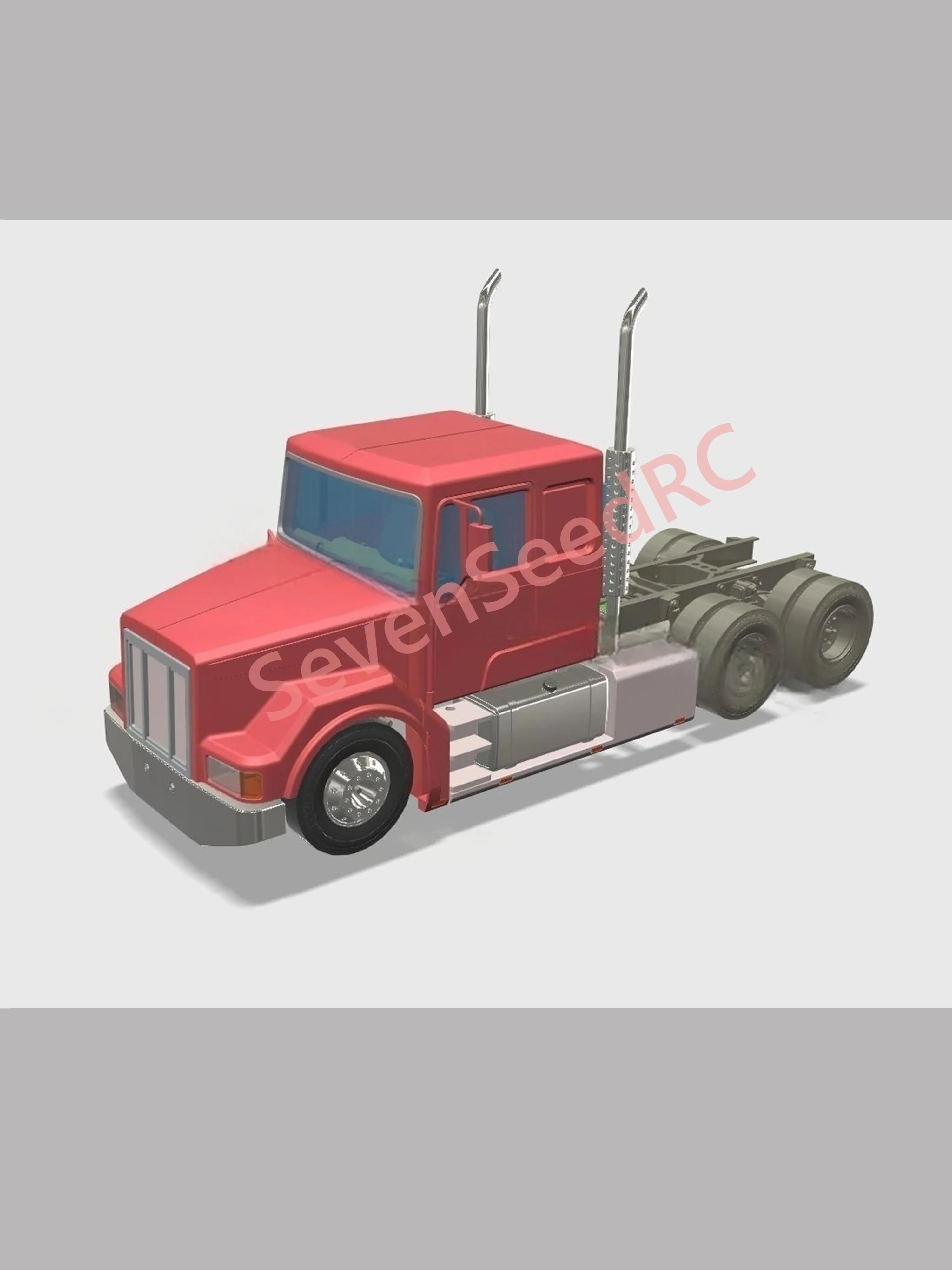 3d Printed Truck New Version MAN Phoenix 1/14 Fmx Static Dot Model JDM Tamiya Lesu Lxy Scaleclub SCX10 trx6 Crossrc nt jt4