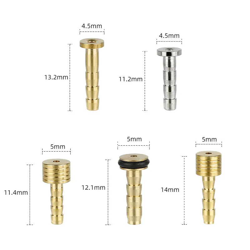 Bicycle Brake Copper Olive Head Connecting Insert/Oil Needle Kit for Shimano BH59 BH90 Sram Magura Tektro Hydraulic Disc Brake