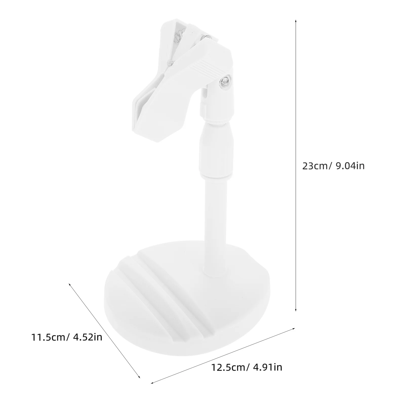 360 °   Draaibare telescopische handlampstandaard, in hoogte verstelbaar voor manicure, nagelkunst, drooglak, uv-led-lamphouder, desktop