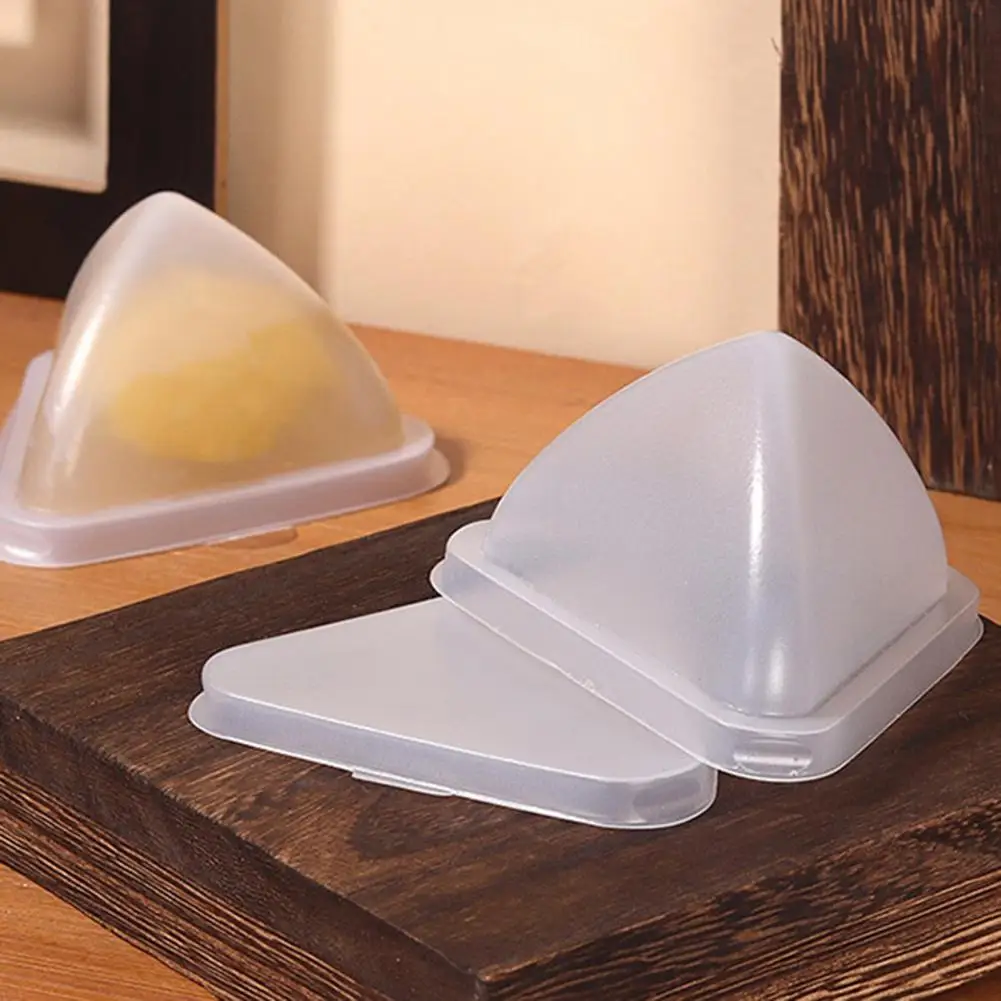 Handcraft Zongzi Mold Dessert Making Mold 10pcs Triangle Zongzi Sushi Mochi Pudding Dessert Maker Mould Packaging Box Kitchen