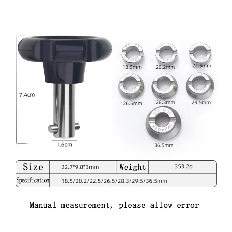 Watch Back Case Opener Suitable For Rolex Tudor Professional Watchmaker Key Closing Waterproof Tool Wristwatch Repair Tools Set