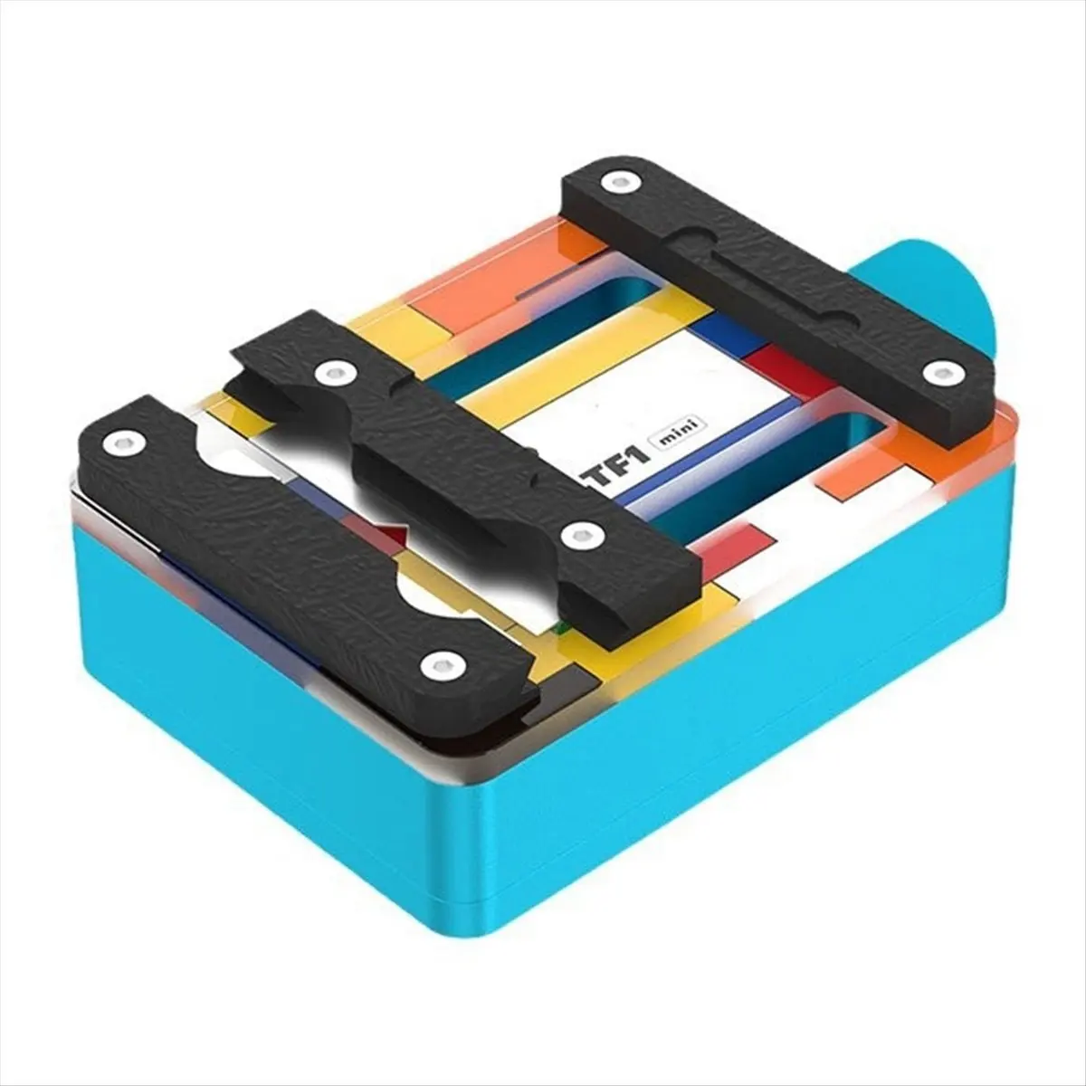 L63A TF1 MINI Heat-Insulating Glass Chip Fixture High Temperature Resistance 500℃+ IC CPU Chip Degumming Clamping Repair Tool
