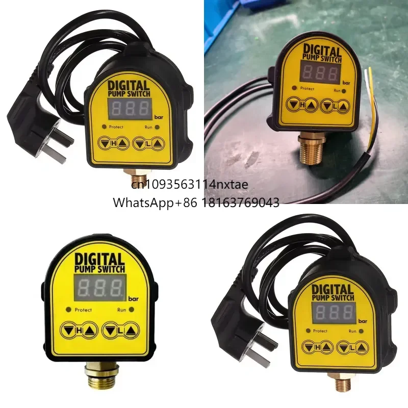 2026 Hot！ Automatic Electric Water Pump Digital Display Adjustable Pressure Switch Pressure Controller