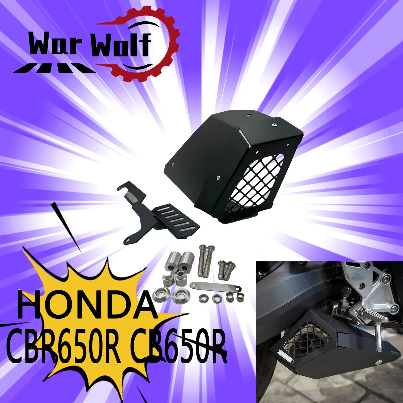 

Aluminum Alloy Exhaust Pipe Cover Decorative Cap for Honda CB650R CBR650R 2024-2025 Motorcycle Custom Fit Accessory