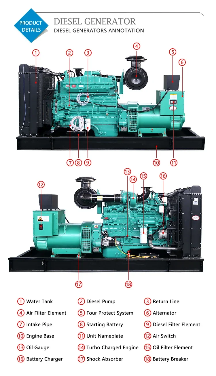 600kw 750kva توليد طاقة الديزل عازلة للصوت هادئة للبيع مجموعة مولدات الديزل الصامتة المحمولة مولد الديزل
