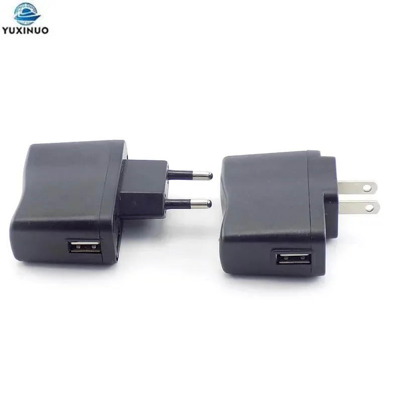 Micro USB Port Power Adapter AC 100V 240V to DC 5V 0.5A Supply For Strip LED Lamp Light Charging 500mA DC USB Charger Head