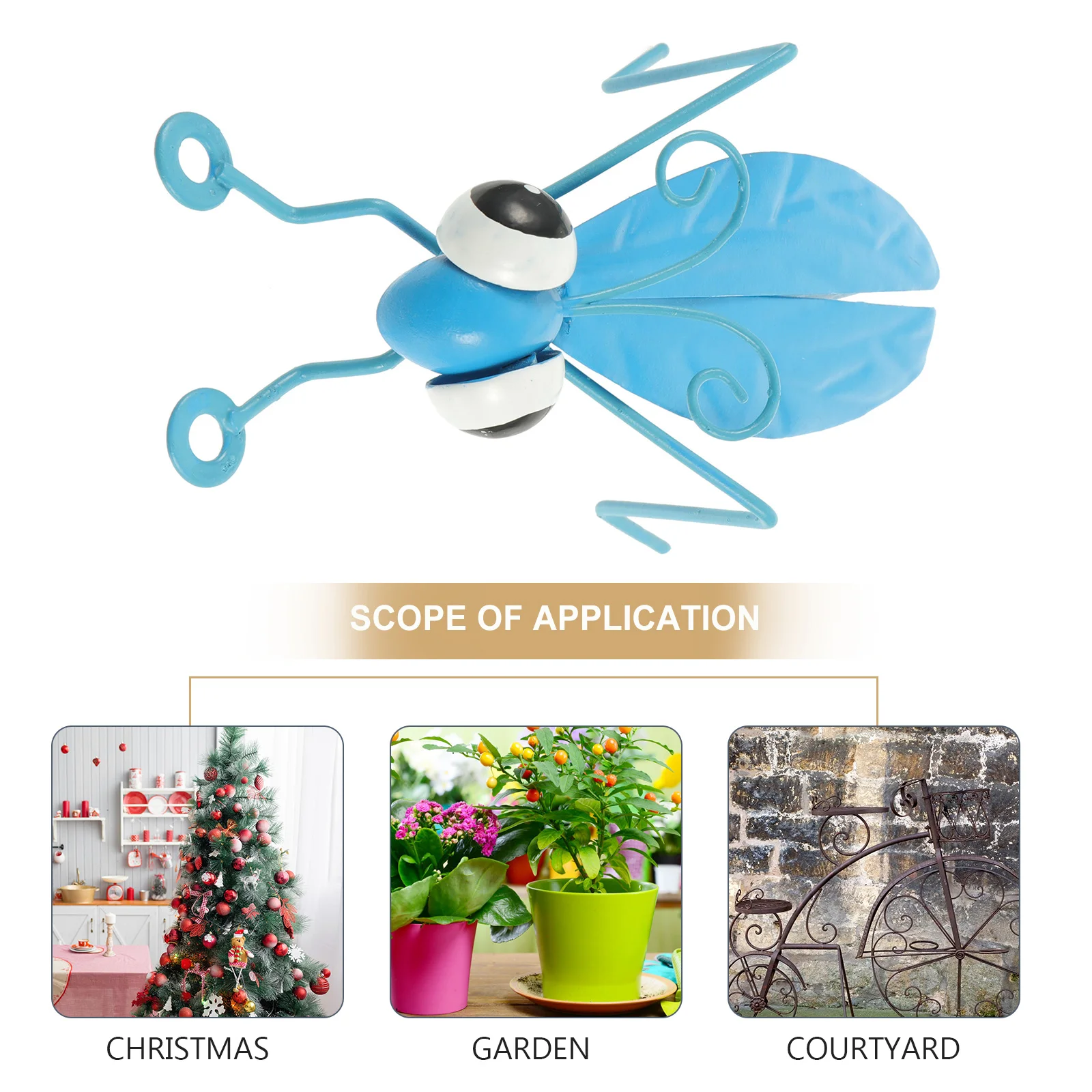 

Premium Brass Simulated Locust Ornament Iron Craft Decoration Handmade Figurine for Home Party Festival Mall Garden
