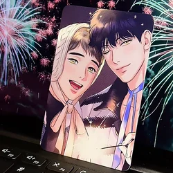 BJ Alex Firework Series 3 Inches Card Collection Jaekyung Dongkyun Korean BL Manwha Goods Cards Bookmarks Kawaii Book Clip Gift