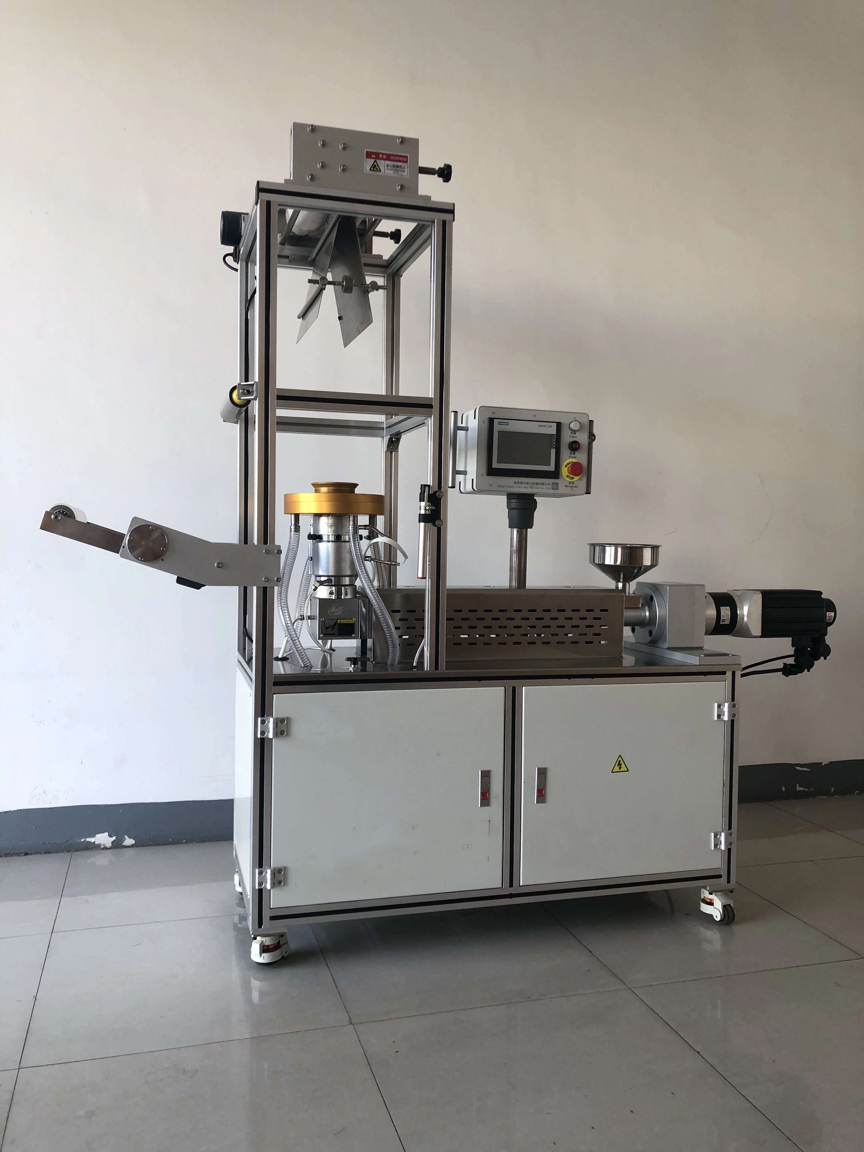 Mini PLA Biodegradable Plastic Extrusion Blow Moulding Film Blowing Machine