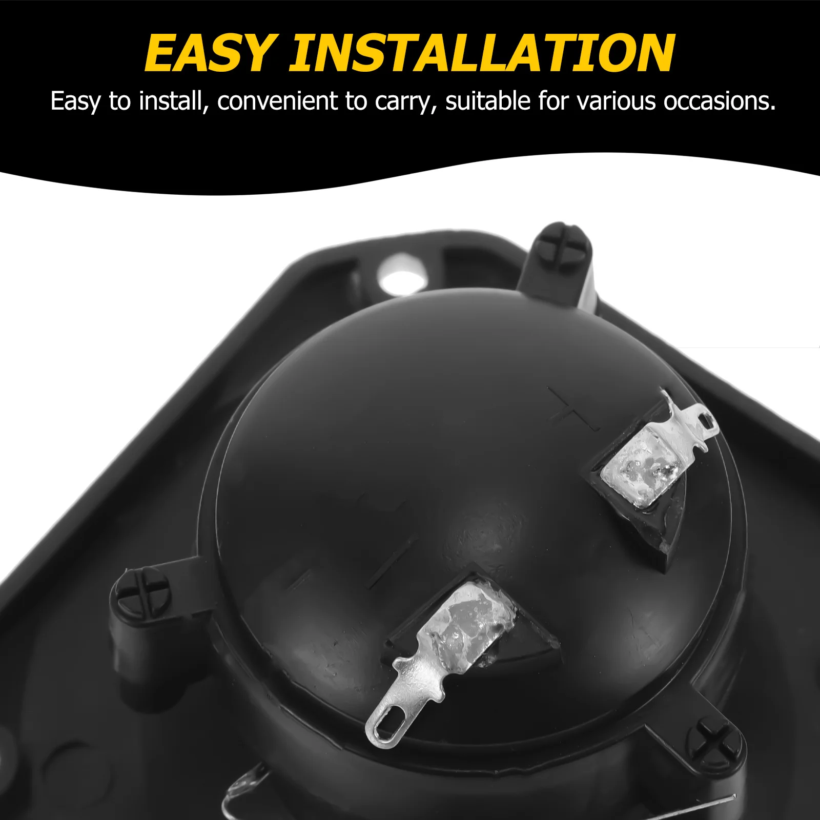 

2Pcs Horn Tweeter Durable Plastic Portable Audio Stage Performance Loudspeaker Tweeters Stage Tweeter Horn Tweeters