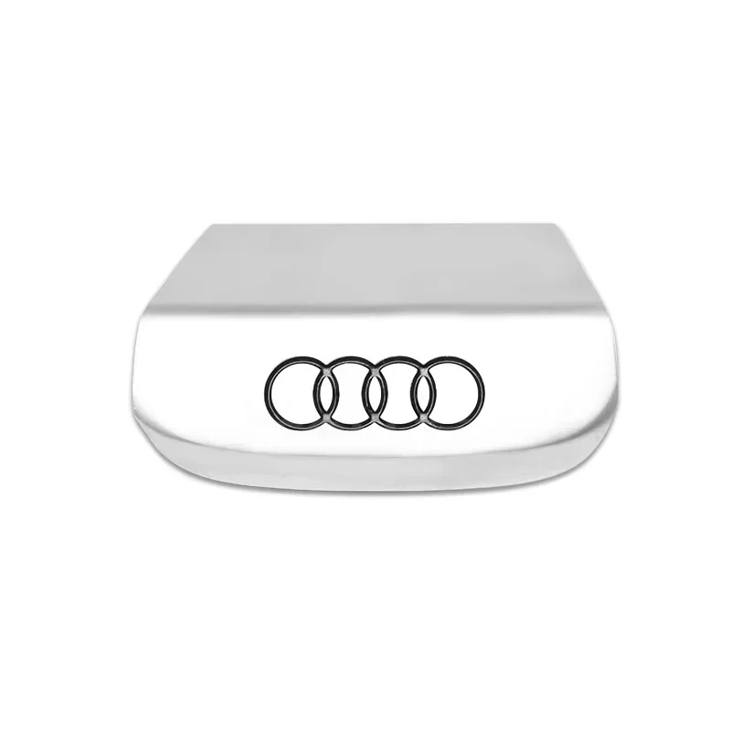 4 Rings Logo Car Steering Wheel Sticker Cover Decor Car Accessories For Audi A3 A4 B5 B6 A3 8P 8V 8L A5 A6 C6 C5 A1 A7 A8 Q2 Q3