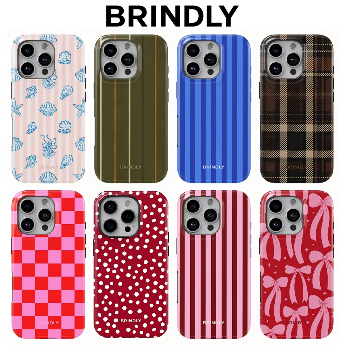 Coquette Bow Polka Dot Phone Case for Samsung Galaxy S20 S22 S23 S24 S25 S26 FE Plus Ultra Edge 4G 5G Luxury Double-layer Cover