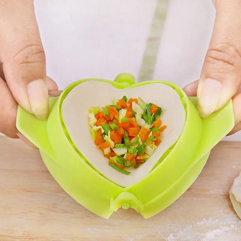 Ev plastik hamur basın Dumpling Pie mantı kalıp makinesi pişirme pasta araçları 1 adet hamur makinesi küçük aracı