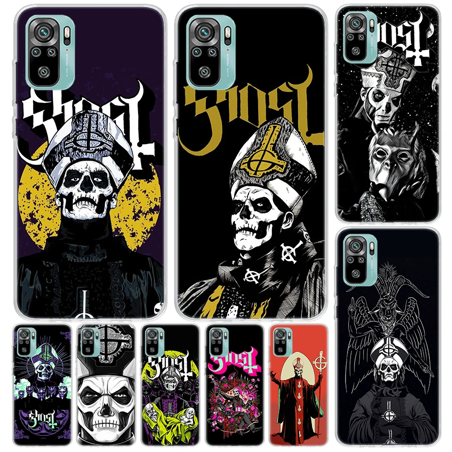 Ghost Papa Emeritus Cover For Xiaomi Redmi Note 13 12S 12 11 11S 10S 10 Pro Plus Phone Case 11E 11T 9 9S 8T 8 + Print Coque Redm