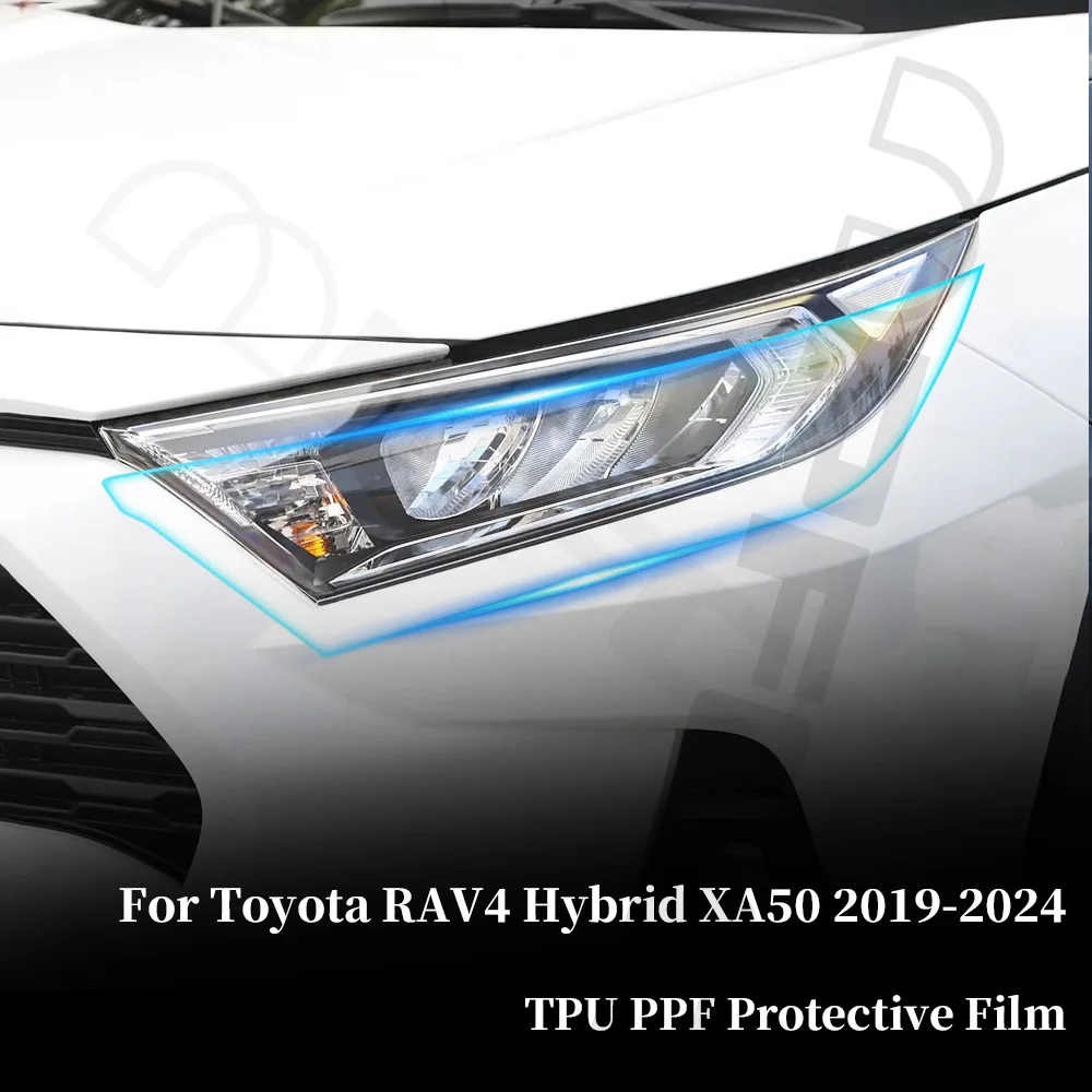 

Headlight Rearview Paint Protection Film For Toyota RAV4 Hybrid XA50 2019-2024 Anti-Scratch Pre-cut PPF Car Clear Bra Resistant
