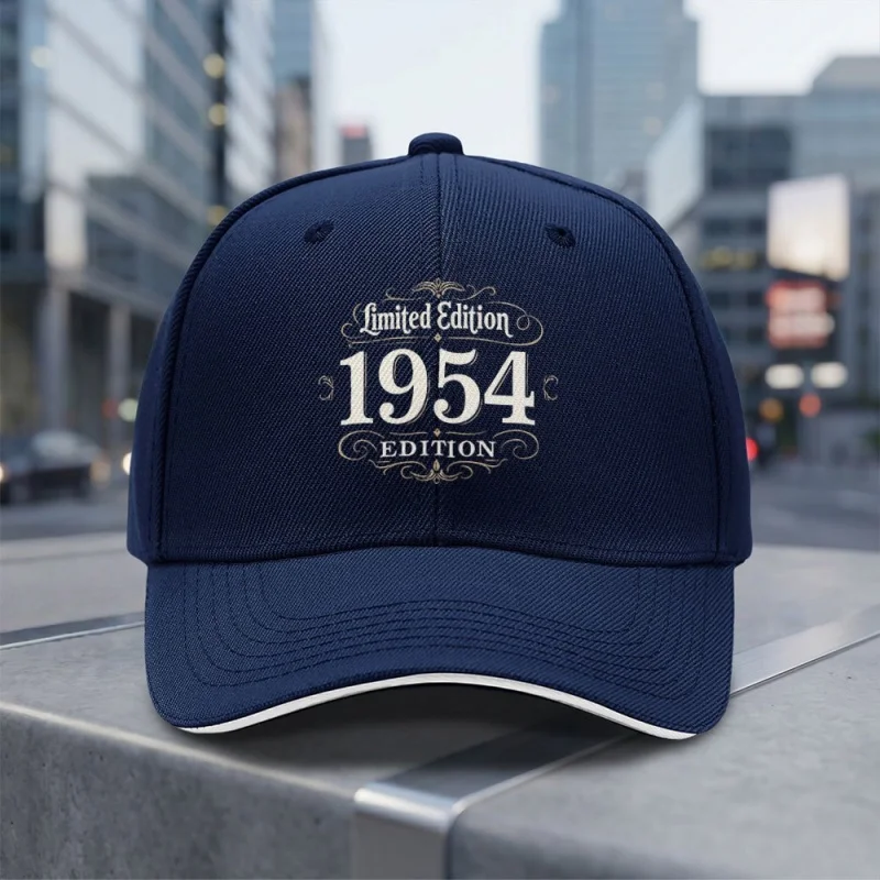 1954 Limited Edition Adjustable Baseball Cap – Lightweight Breathable All-Season Hat for Daily Wear & Gifts