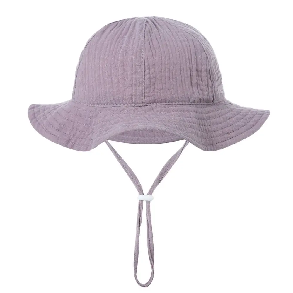 Boys Girls UV Protection Baby Kids Bucket Hat Sun Cap Beach Hat Panama Cap