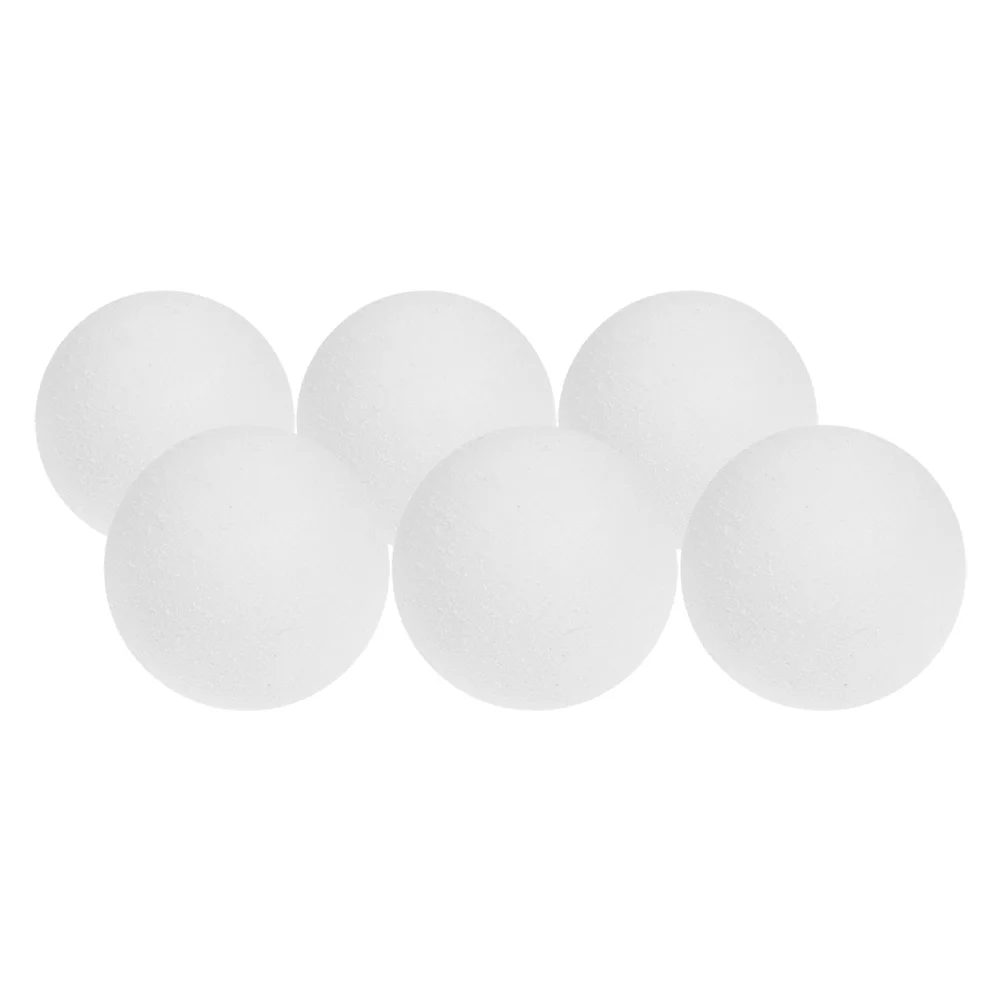 

6pcs Tabletop Soccer Balls Mini Foosball Replacement Parts Durable Small Accessories For Adult Table Football Desk