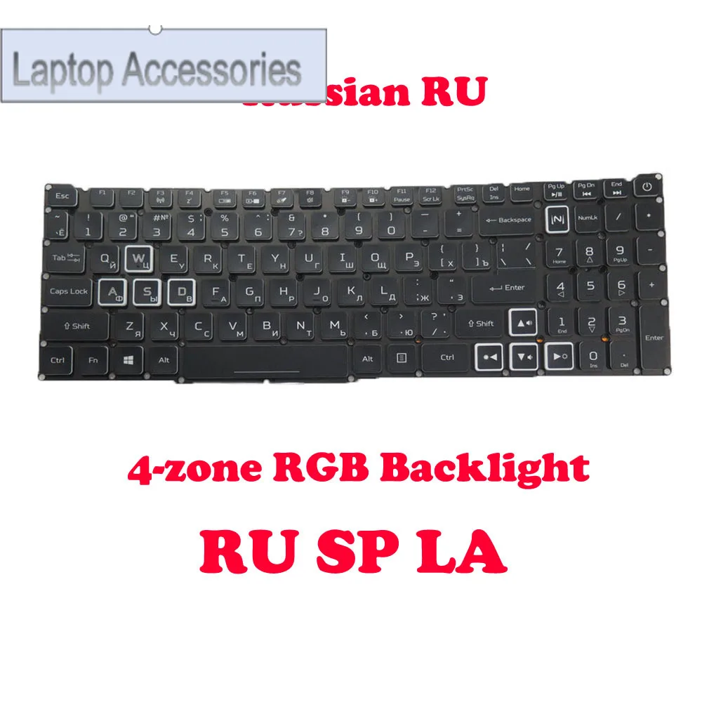 F RU LA SP Laptop Keyboard For Acer Predator Helios 300 PH315-52 PH317-53 PH317-54 N20C3 N18I2 PH517 PT315 PT315-51 PT315-52/53/