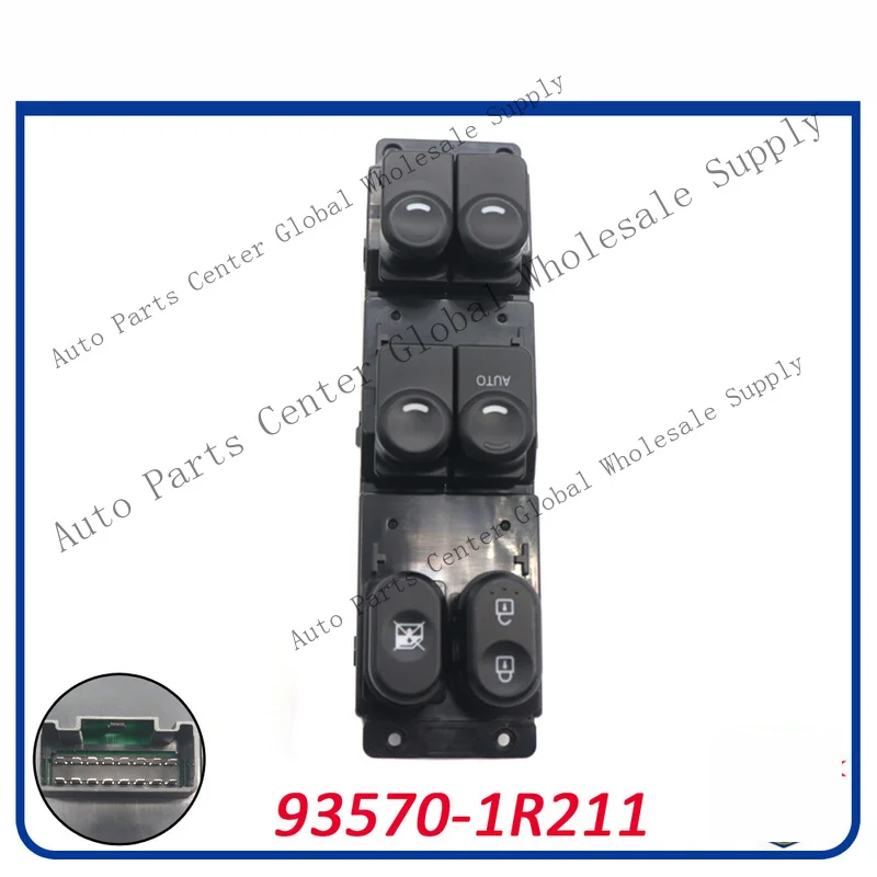 Z+ 15-17 935701R211 NEW Power Window Switch 1PC 93570-1R211 For Hyundai Accent 1.6L