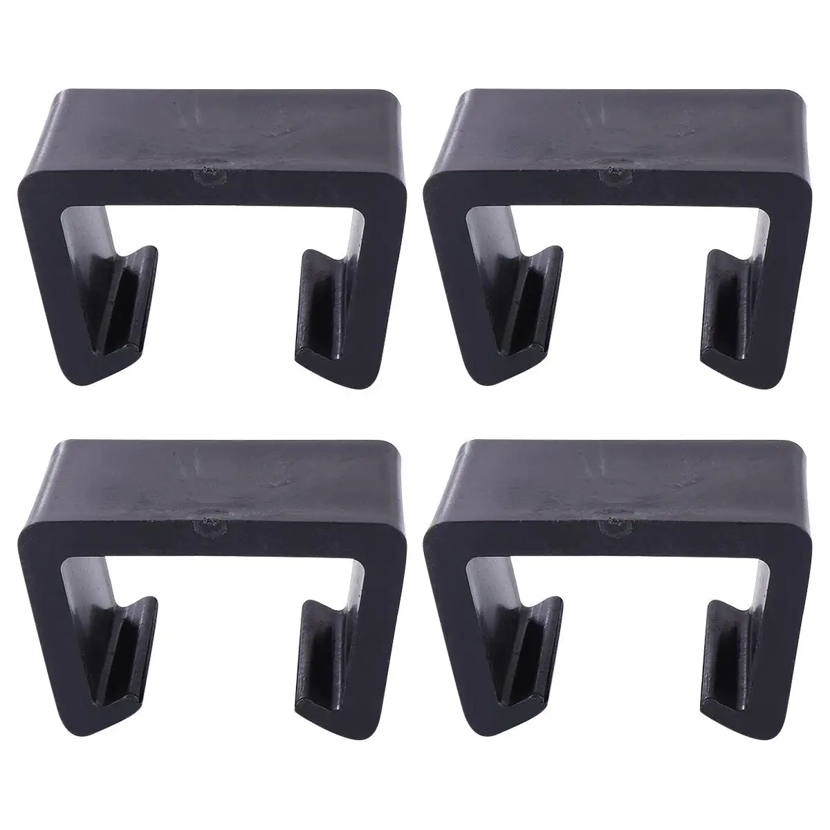 4 Pcs Sofa Fasteners Clips for Rattan Furniture Office Chair Accessory Black Hooks Sofas Combination