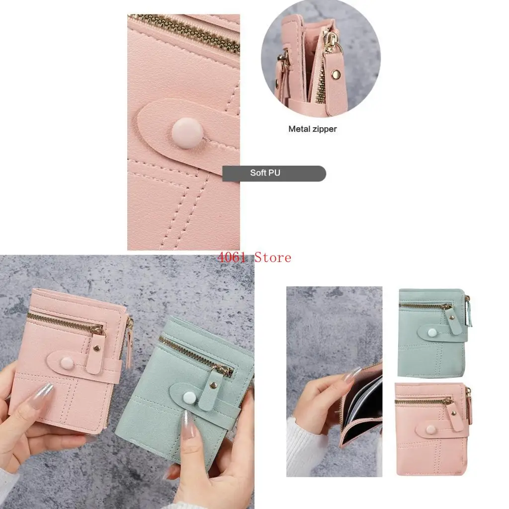 

Bifold Clutch Purse,Minimalist Credit Card Holder,Women's Casual Wallets Fashion Purses Coin Cash Cards Purses