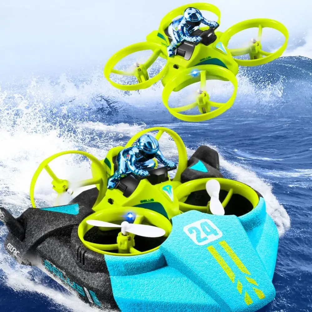 

Мини-RC Дрон из пенопласта EPP, морской наземный воздушный полет, пульт дистанционного управления 3 в 1, квадрокоптер, лодка, портативный прочный радиоуправляемый вертолет, игрушки