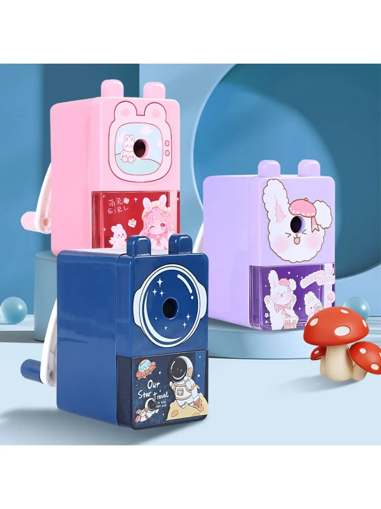 1pcs Multi-Function Kawaii Cute Cartoon Pencil Sharpener for Colored Pencils for Kids School Office Stationery