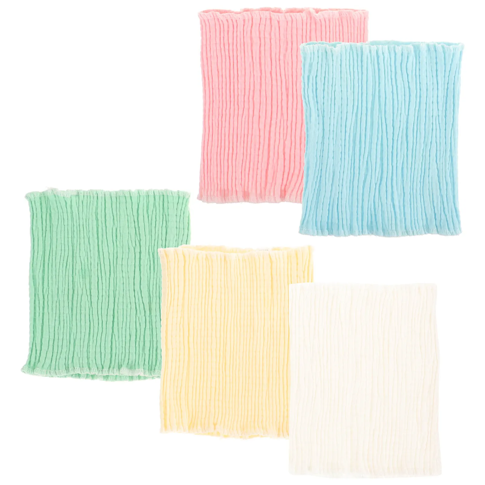 

5Pcs Infant Belly Band Cotton Soft Breathable Newborn Navel Cord Protector Belly Wrap Baby Supplies Newborn Bibs for Boy