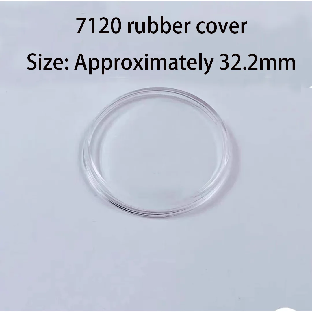 Watch accessory rubber cover suitable for 7120 watch cover, glass mirror, old Shanghai 32.20mm