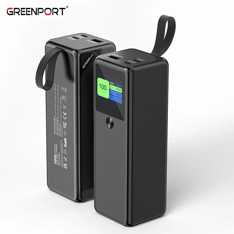 27000mah Large Capacity PD 140W Super Fast Charging Powerbank Mobile Phone Laptop Charger Power Bank