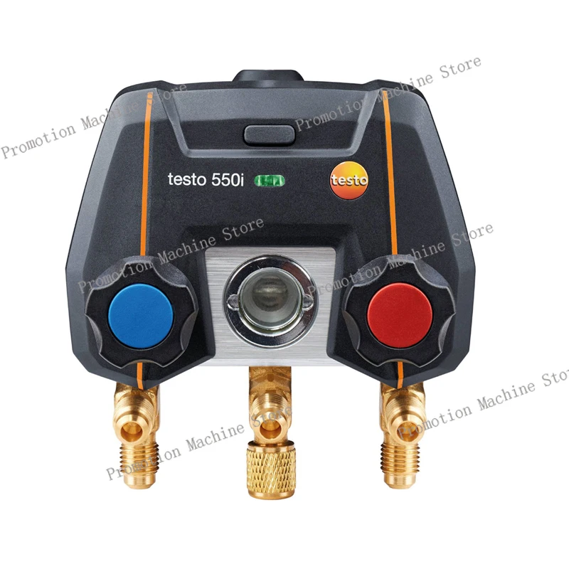 

Testo 550i Digital Refrigeration Gauge Manifold with Bluetooth-compatible 2-Way Valve Manometer Tools App Controlled
