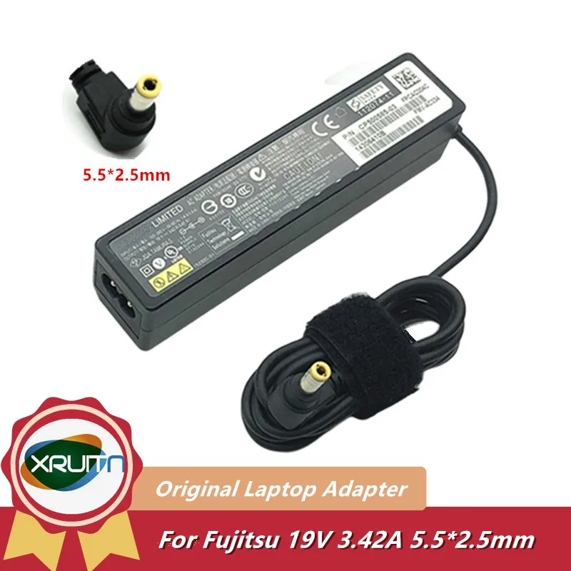 For Fujitsu Lifebook Laptop AC DC Adapter Charger 19V 3.42A 65W FPCAC157 A13-065N3A CP531975-01 AC241B AF843 LH772 Power Supply