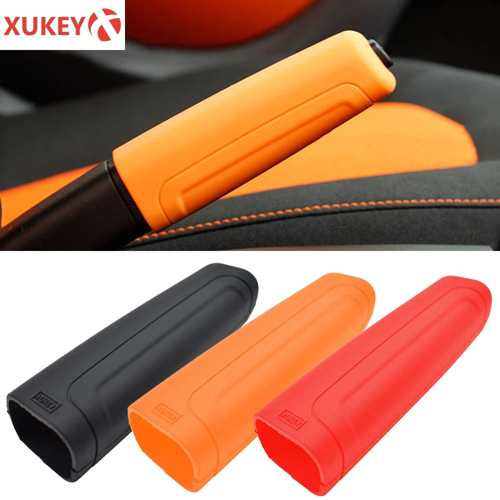 Silicone Car Handbrake Stick Lever Cover for Smart 451 453 Fortwo Forfour Parking Brake Sleeve Car Stalls Cover Grips 2007-2019