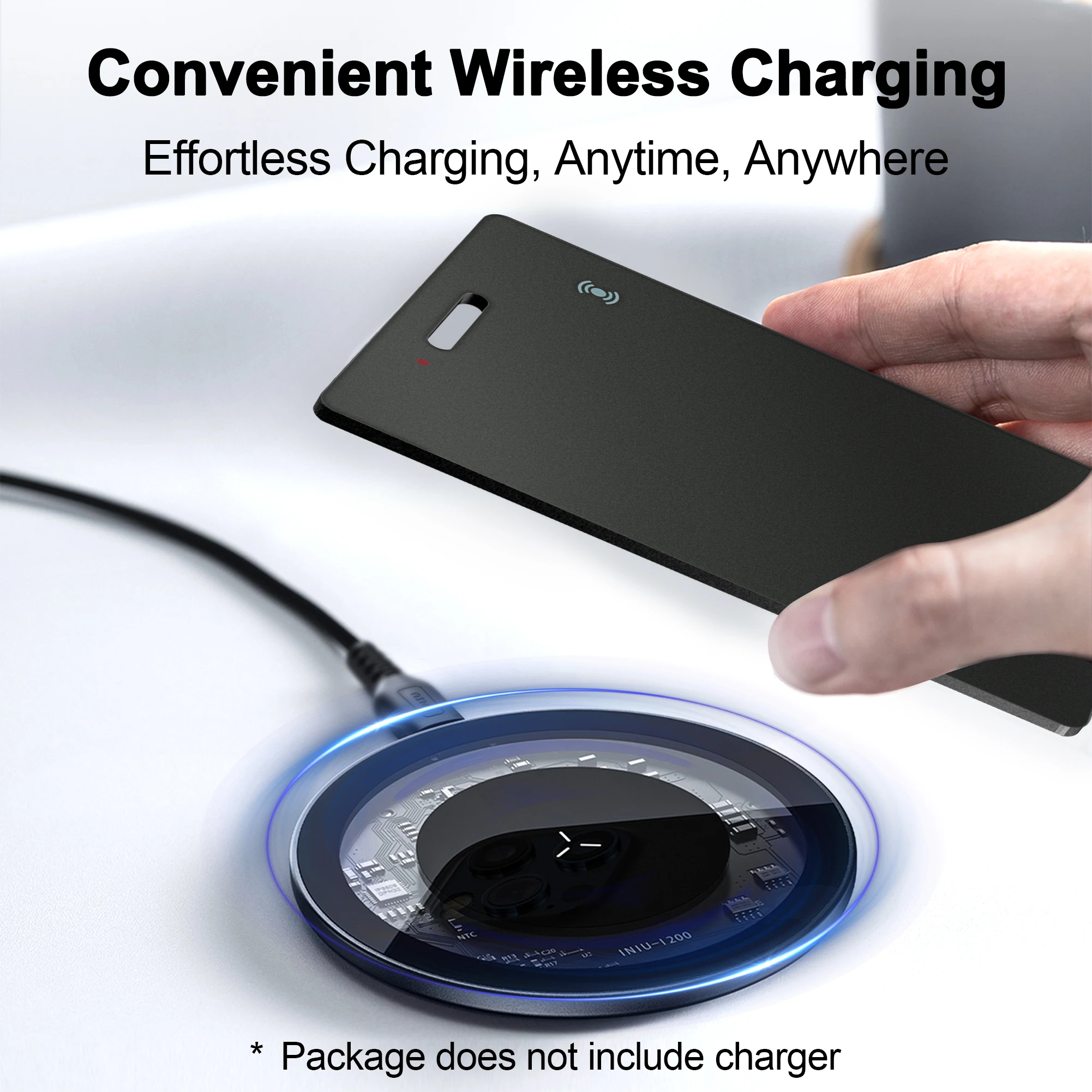 Wallet Anti-loss Card GPS Tracking Smart Location Tag with Google Find My Ultra-thin Card Bluetooth Device Wireless Charge IP67 image 6