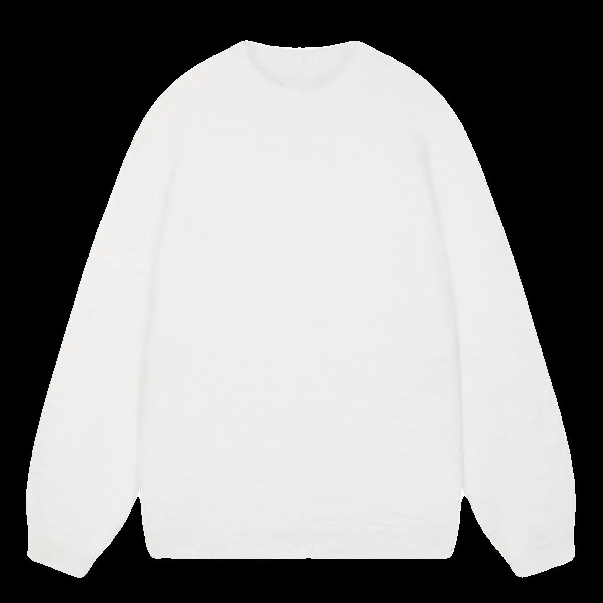 Loose Fit round Ne Faux Fur Knitwear for Men And Women Couples Base Layer Autumn Winter Cleanfit Sweater Polyester Fiber