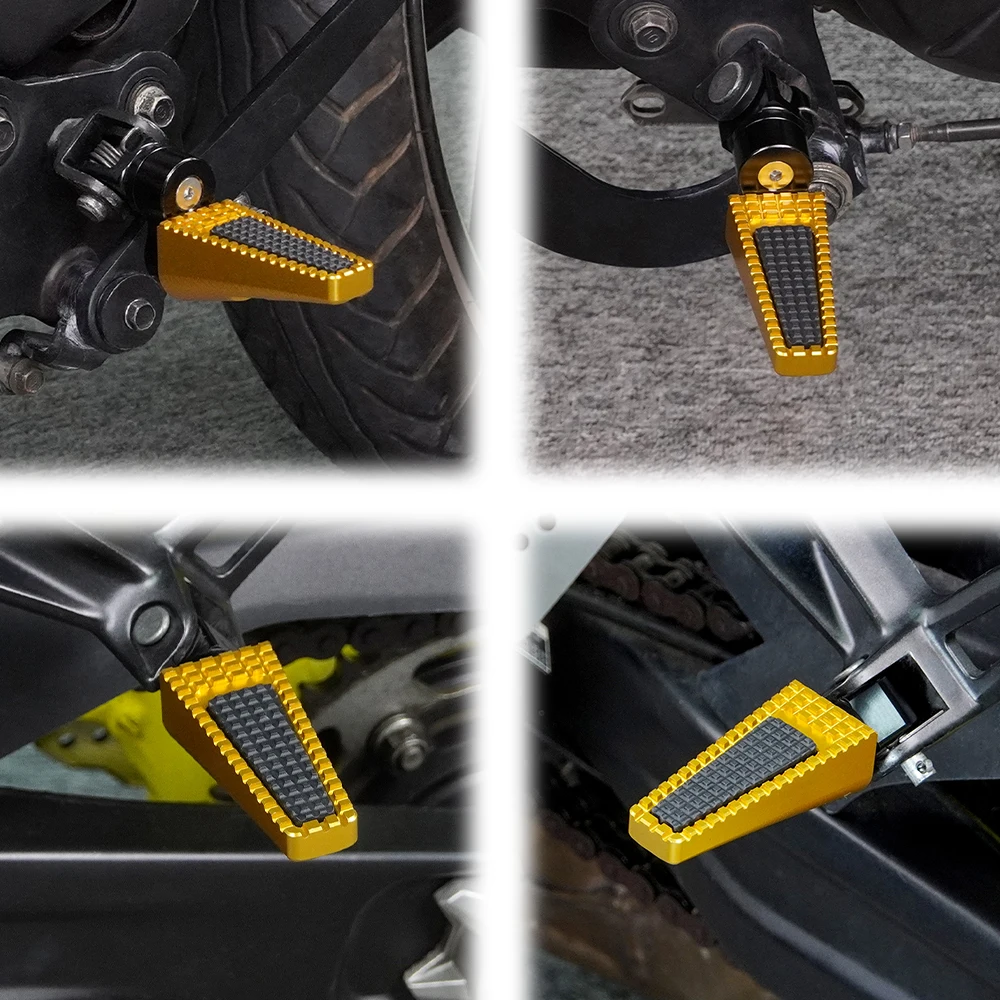 Motorcycle Adjustable Front Rear Footrests Foot Pegs Pedal For Honda MSX125/GROM 125 2013 2014 2015 2016 2017 2018 2019 6