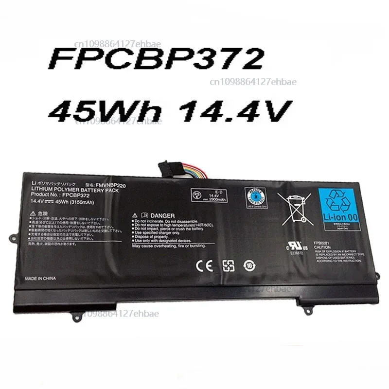 

FMVNBP220 FPCBP372 45Wh 3150mAh 14.4V Laptop Battery For Fujitsu Lifebook U772 SeriesFast